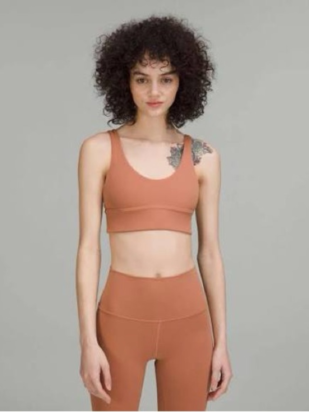 Lululemon Dusty Clay Align Leggings & Sports Bra Set